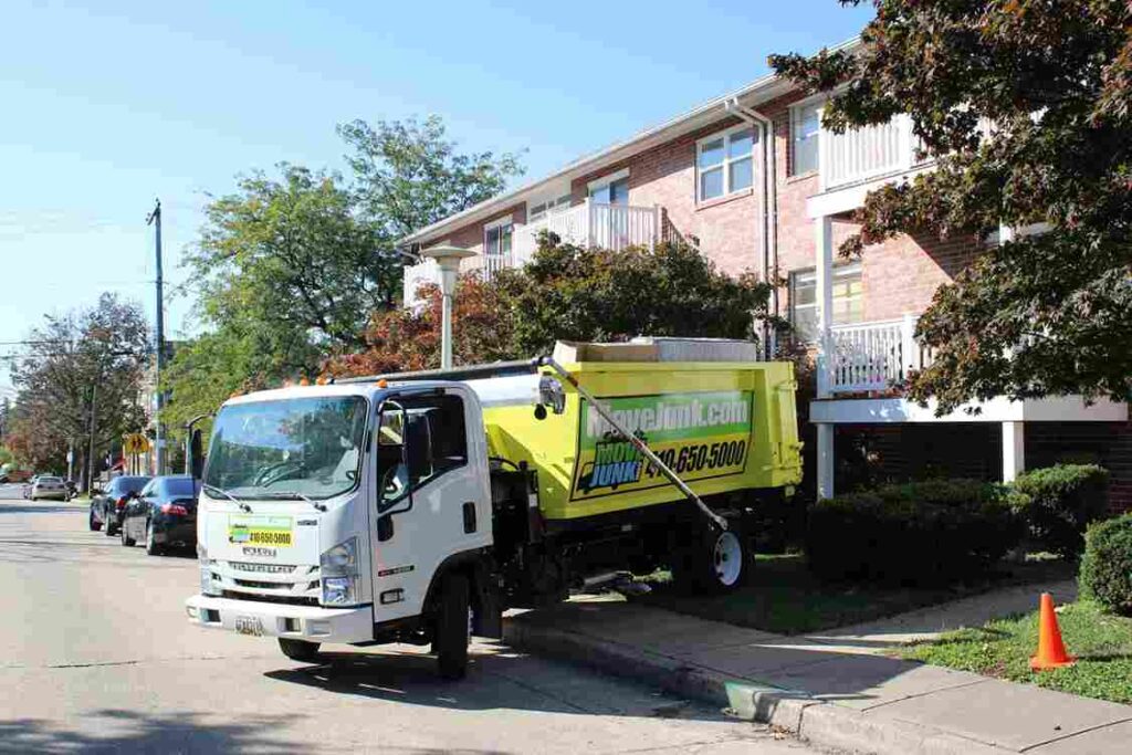 Move Junk truck in driveway